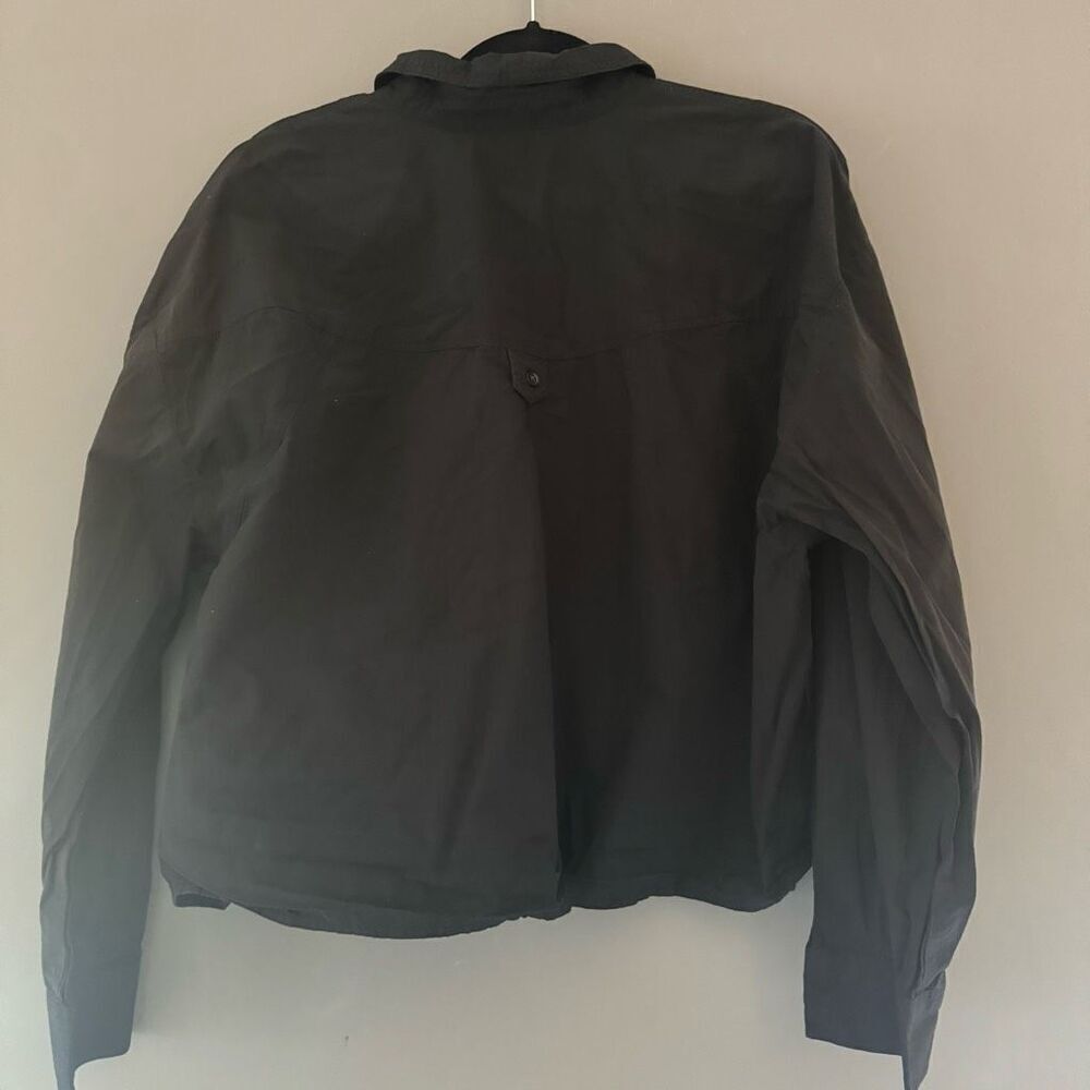$85 Madewell Signature crop Poplin Oversized Shirt size XL m1 - Picture 5 of 5
